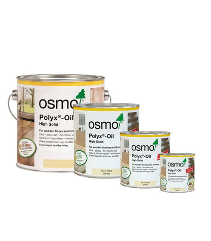Osmo Polyx Hard Wax Oil - Clear - Matt, Satin, Glossy and Semi-Matt - All Sizes