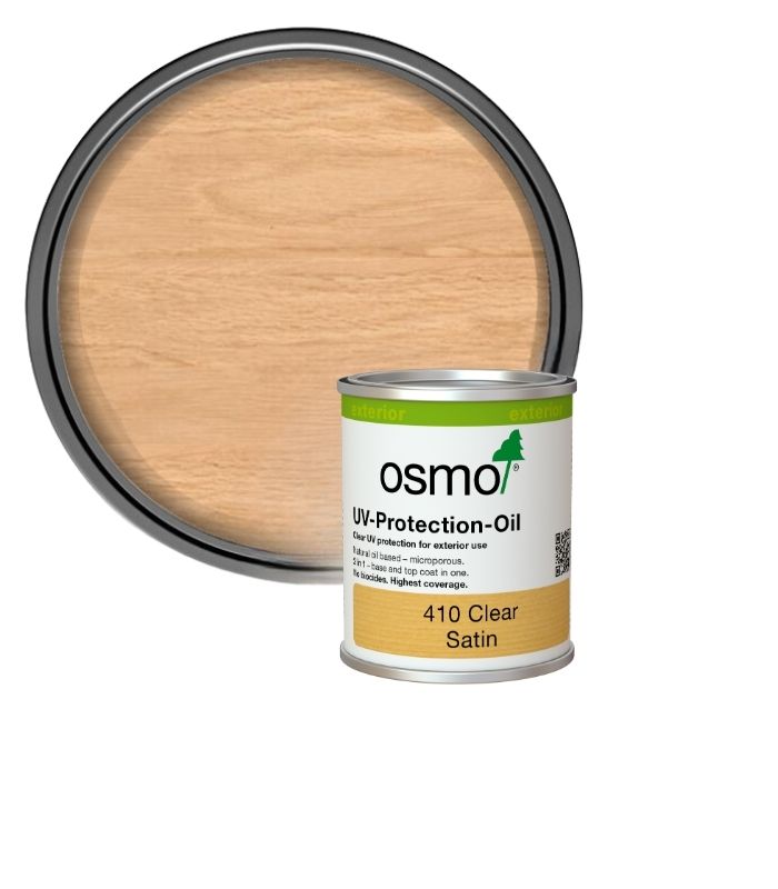 Osmo UV Protection Oil Extra - Clear - Satin with Film Protection - 125ml