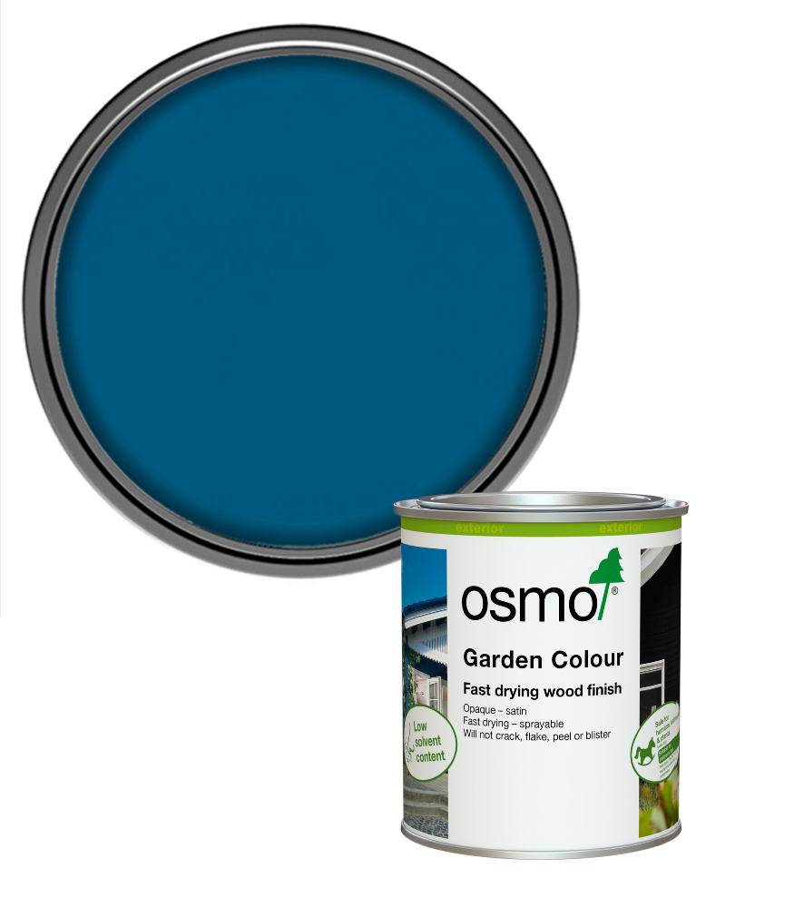 Osmo Garden Colour Satin - Capri Blue (RAL 5019) - 750ml