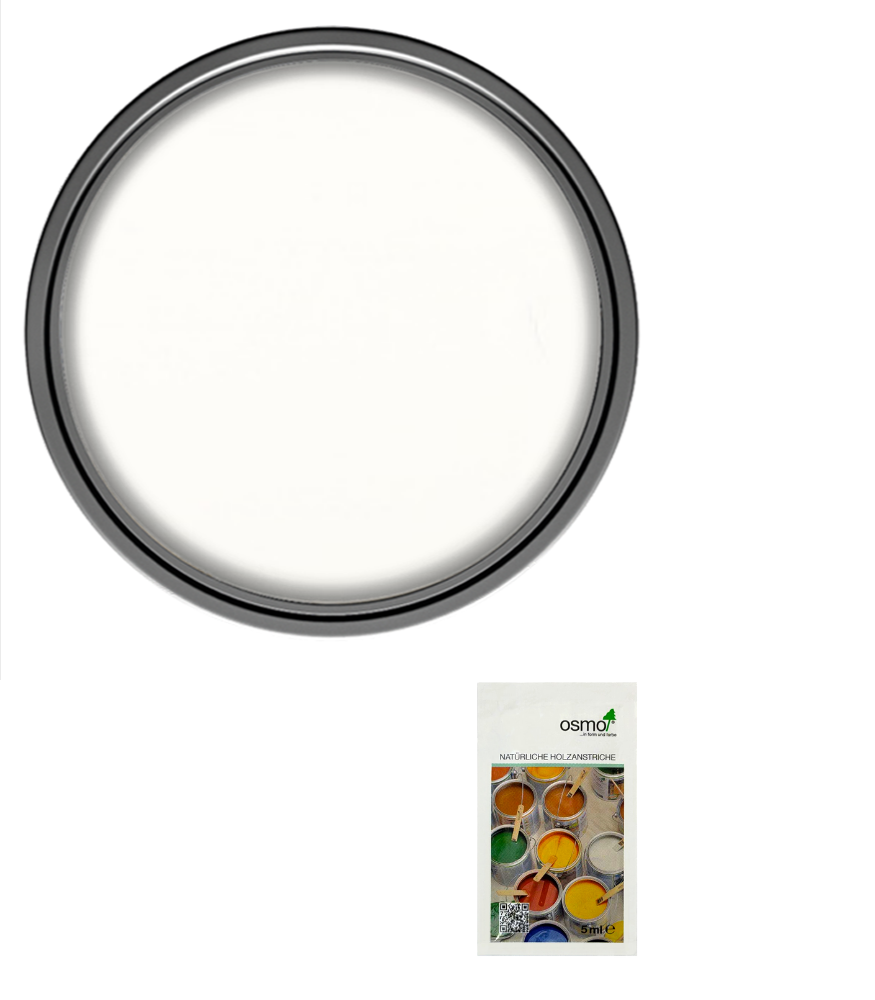 Osmo Garden Colour Satin - Pure White (RAL 9010) - Sample 5ml