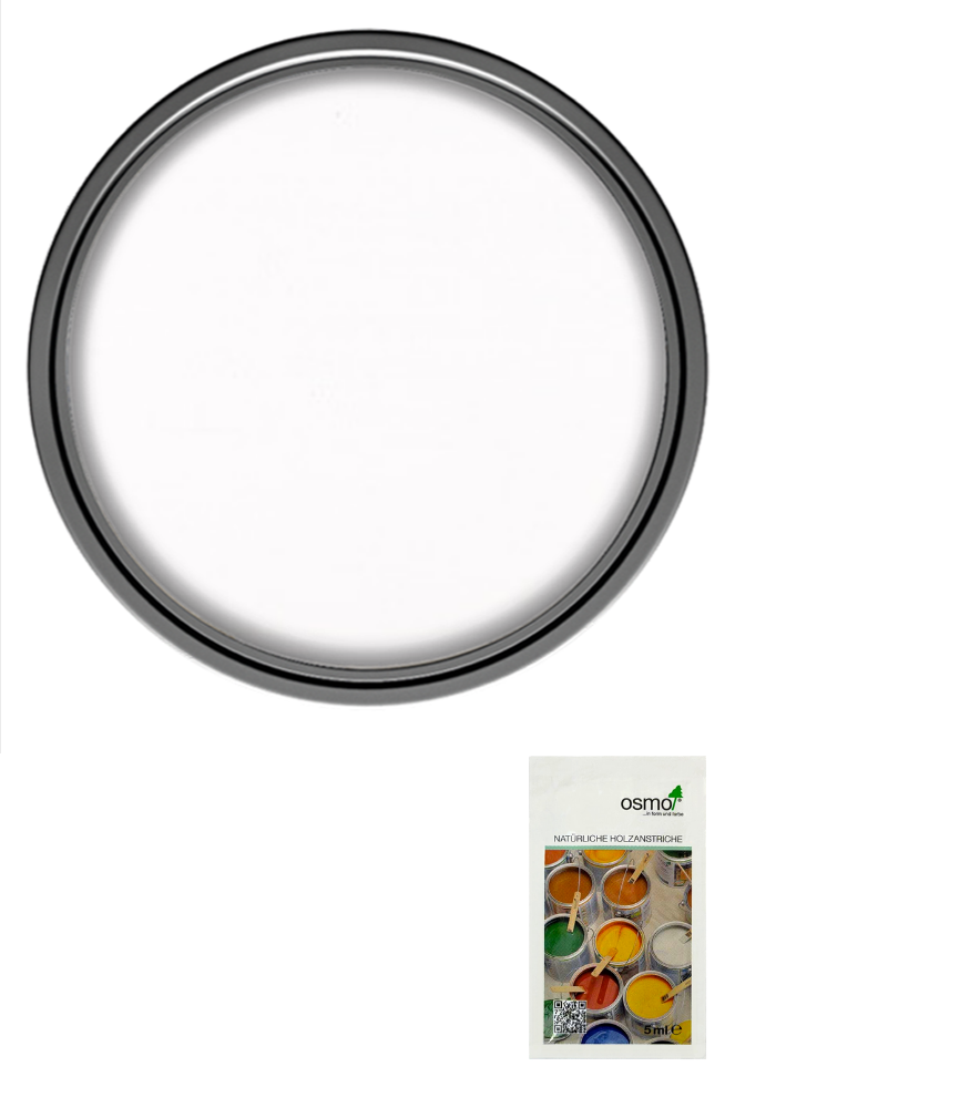 Osmo Garden Colour Satin - Traffic White (RAL 9016) - Sample 5ml