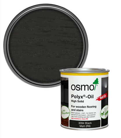 Osmo Polyx Oil Anti-Slip - Black - Matt - 750ml