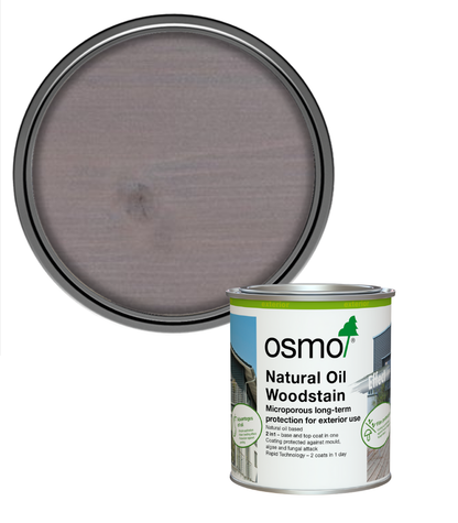 Osmo Natural Oil Woodstain Effect Satin - Agate Silver - 750ml