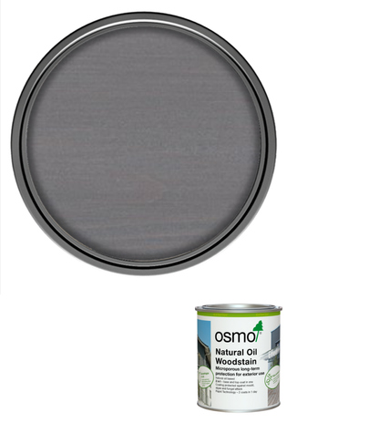 Osmo Natural Oil Woodstain Effect Satin - Graphite Silver - 125ml