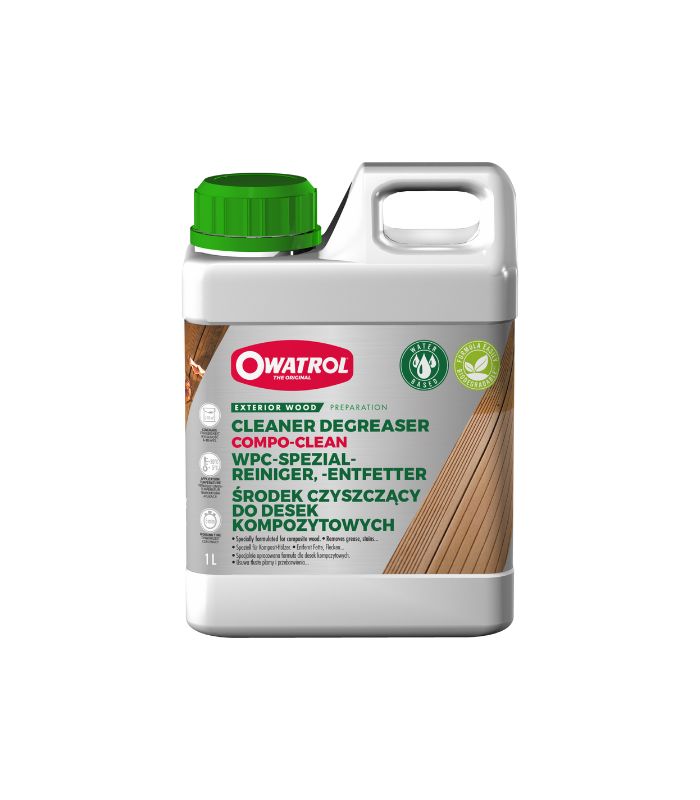Owatrol Compo-Clean Cleaner and Degreaser for Composite Wood - 1 Litre