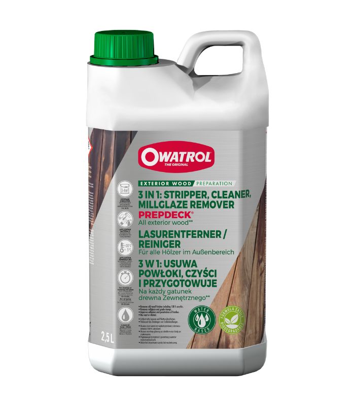 Owatrol Prepdeck 3 in 1 Decking Cleaner - 2.5 Litre