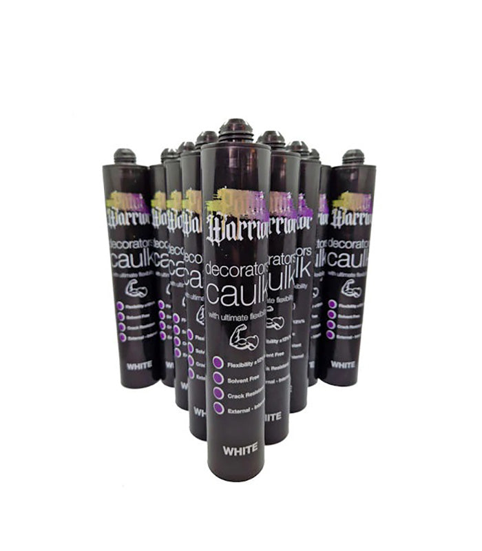 Paint Warrior Ultimate Flexible Decorators Caulk - White - Pack of 12