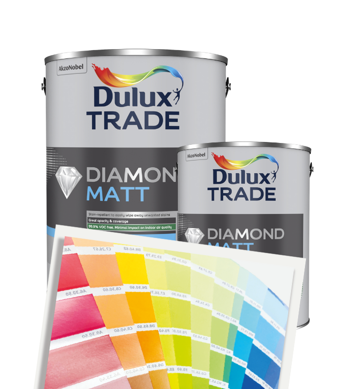 Dulux Trade Diamond Matt - Tinted Colour Match