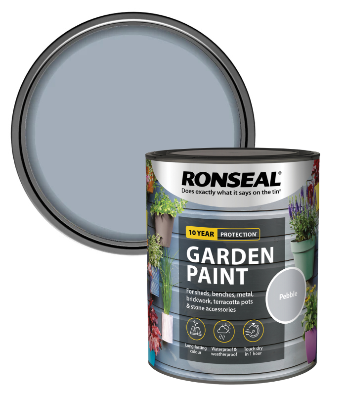 Ronseal Garden Paint - Pebble - 750ml