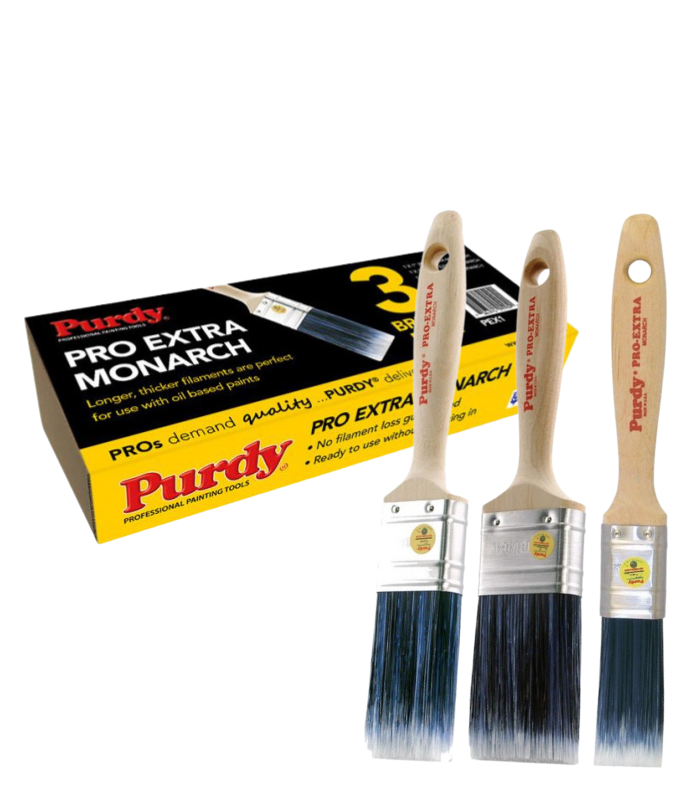 Purdy Pro Extra Monarch Brush Set - 3 Brushes