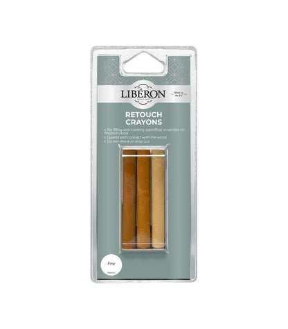 Liberon Retouch Crayons - Pine - 3 x 10ml