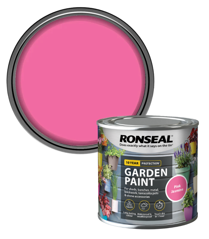 Ronseal Garden Paint - Pink Jasmine - 250ml