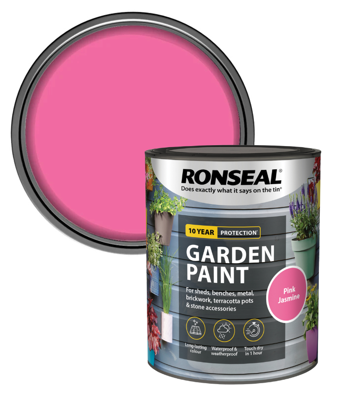 Ronseal Garden Paint - Pink Jasmine - 750ml