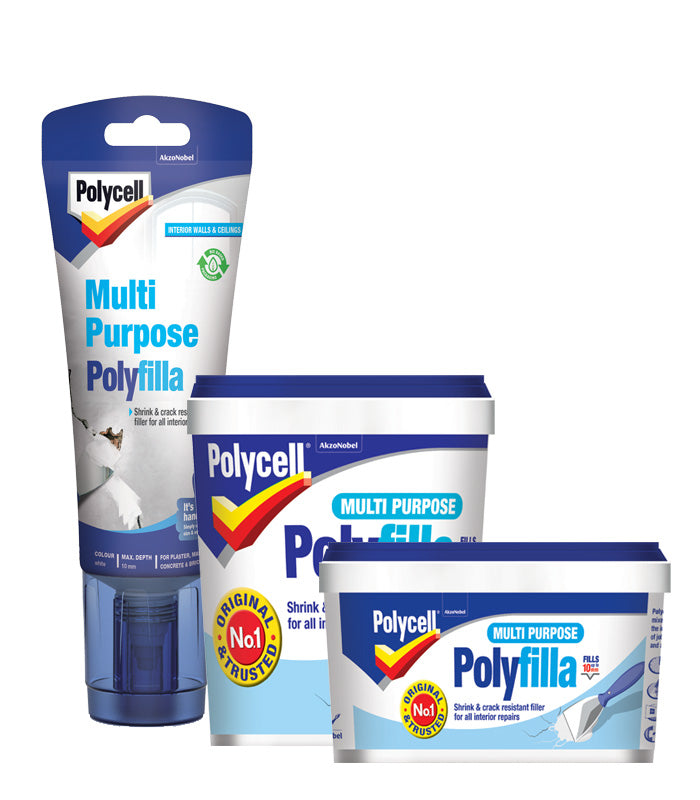 Polycell Polyfilla Multi Purpose Filler - Ready Mixed Tube or Tub