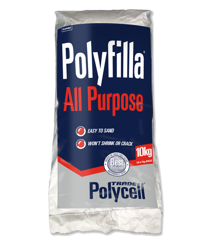 Polycell Trade All Purpose Polyfilla Powder Filler - 10 Kg