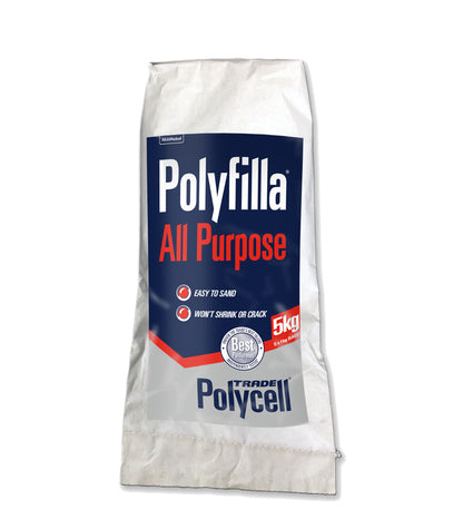 Polycell Trade All Purpose Polyfilla Powder Filler - 5 Kg