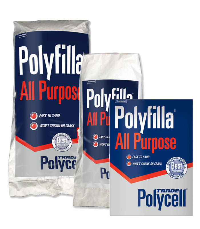 External Polyfilla Polycell Trade All Purpose Polyfilla Powder Filler – Next Day Paint
