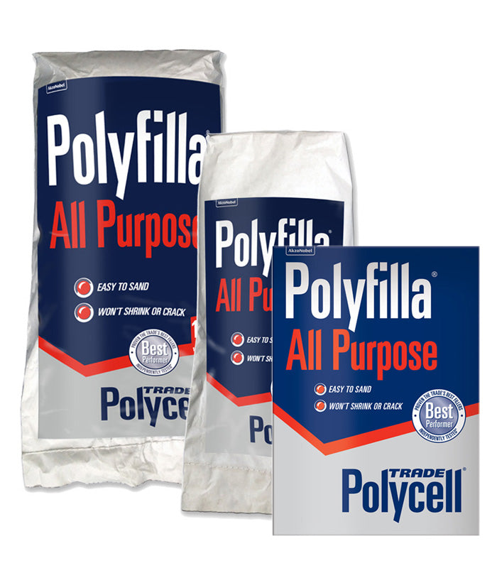 Polycell Trade All Purpose Polyfilla Powder Filler - All Sizes