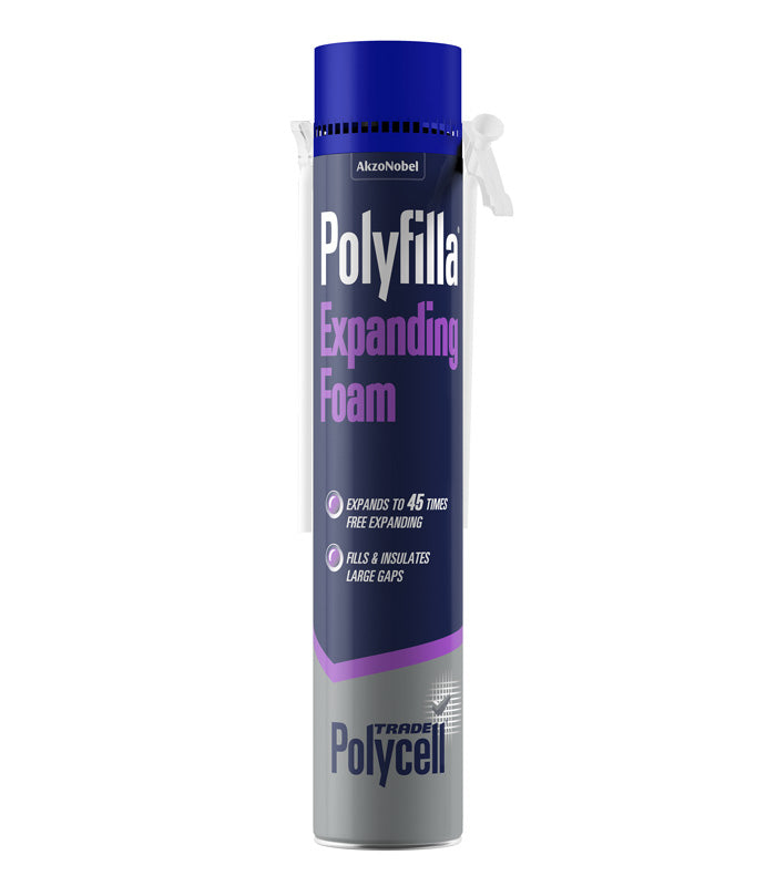 Polycell Trade Polyfilla Expanding Foam Aerosol - 750ml
