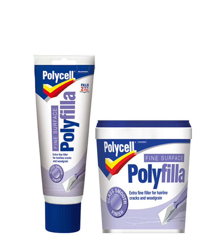 Polycell Polyfilla Fine Surface Filler - Ready Mixed - Tube or Tub