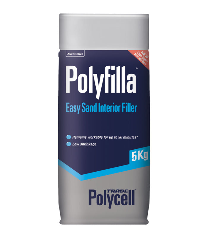 Polycell Trade Easy Sand Polyfilla - Interior Filler - 5 Kg