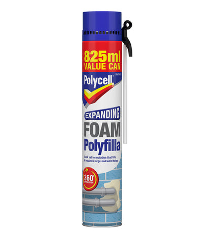 Polycell Polyfilla Expanding Foam Aerosol - 825ml
