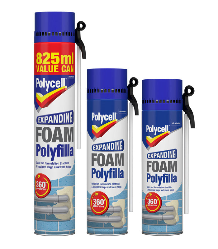 Polycell Polyfilla Expanding Foam - All Sizes