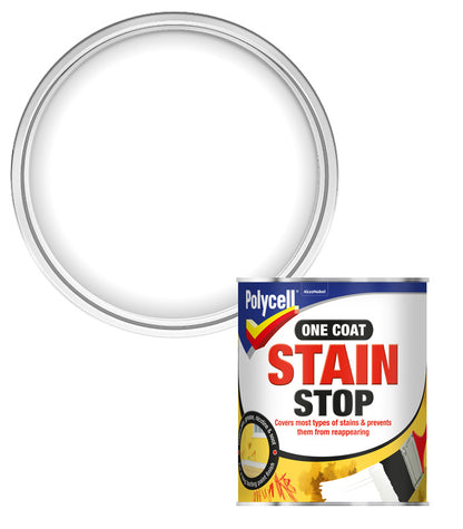 Polycell One Coat Stain Stop Paint - 1 Litre