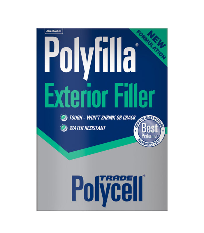External Polyfilla Polycell Trade Polyfilla Exterior Filler Powder - 2Kg – Next Day Paint