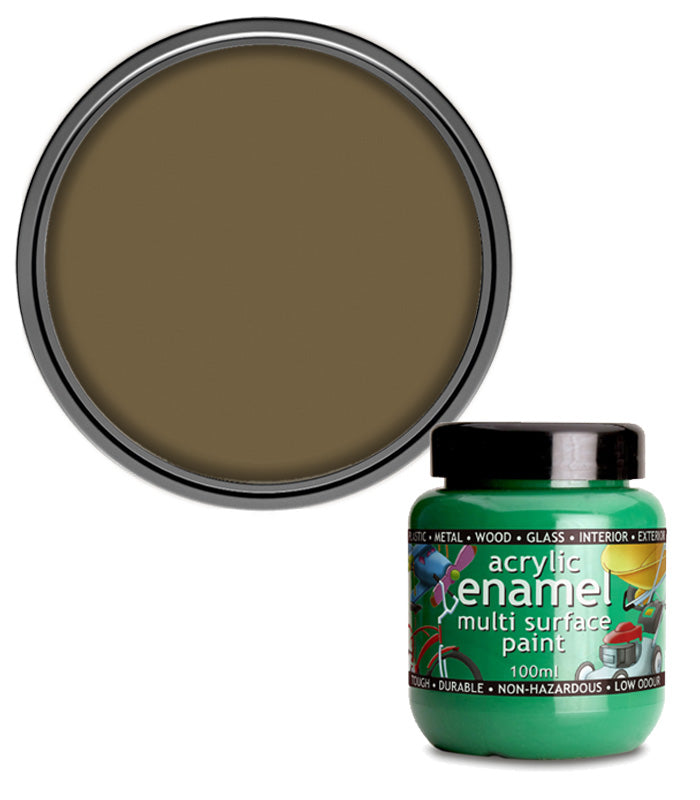 Polyvine - Acrylic Enamel Paint - 100ml - Metallic Copper