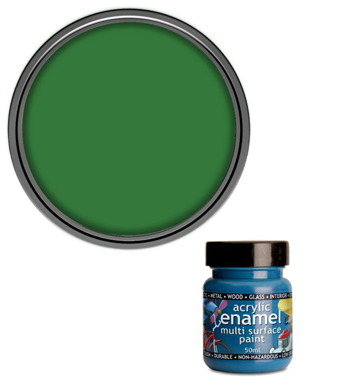 Polyvine - Acrylic Enamel Paint - 50ml - Emerald
