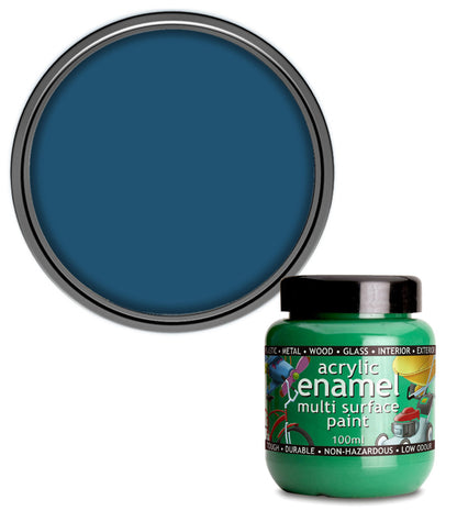 Polyvine - Acrylic Enamel Paint - 100ml - French Blue