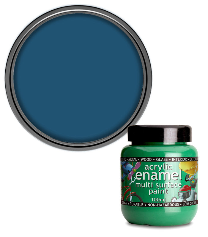 Polyvine - Acrylic Enamel Paint - 100ml - French Blue