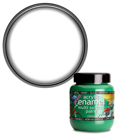 Polyvine - Acrylic Enamel Paint - 100ml - White