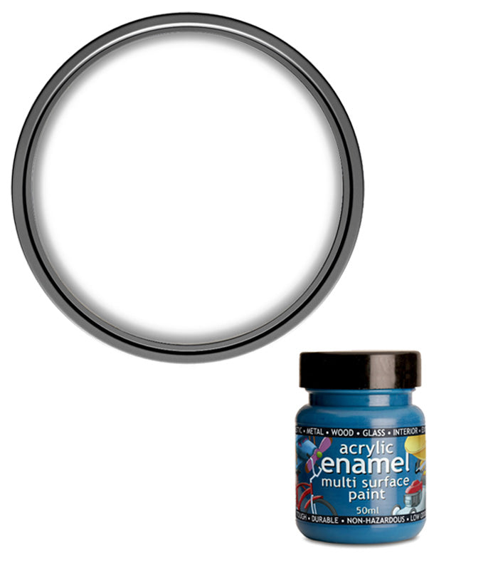 Polyvine - Acrylic Enamel Paint - 50ml - White