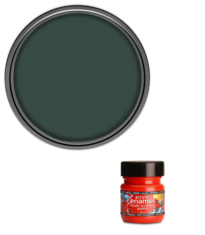 Polyvine - Acrylic Enamel Paint - 20ml - Metallic Black