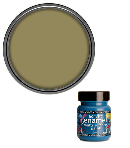 Polyvine - Acrylic Enamel Paint - 50ml - Metallic (Bright) Gold