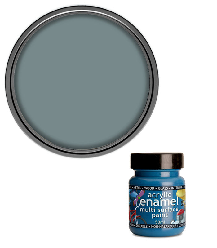 Polyvine - Acrylic Enamel Paint - 50ml - Metallic Silver