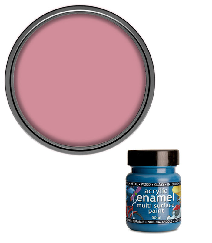 Polyvine - Acrylic Enamel Paint - 50ml - Pink
