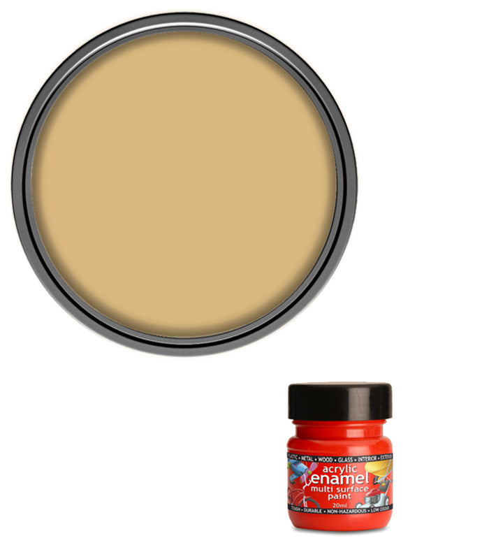 Polyvine - Acrylic Enamel Paint - 20ml -  Oak
