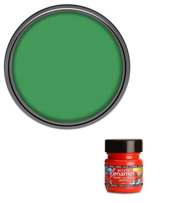 Polyvine - Acrylic Enamel Paint - 20ml -  Signal Green