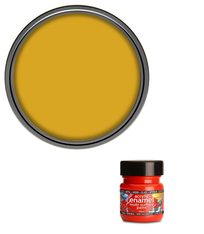 Polyvine - Acrylic Enamel Paint - 20ml - Yellow