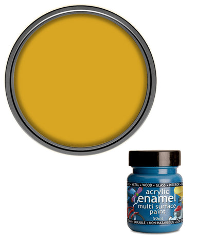 Polyvine - Acrylic Enamel Paint - 50ml - Yellow
