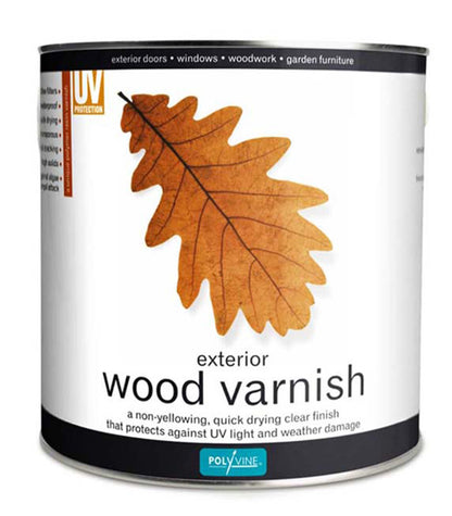 Polyvine - Exterior Wood Varnish - Satin - 4 Litre