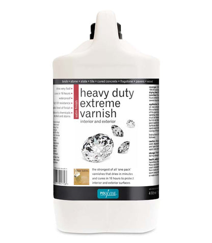Polyvine Heavy Duty Extreme Varnish - Satin - 4 Litre