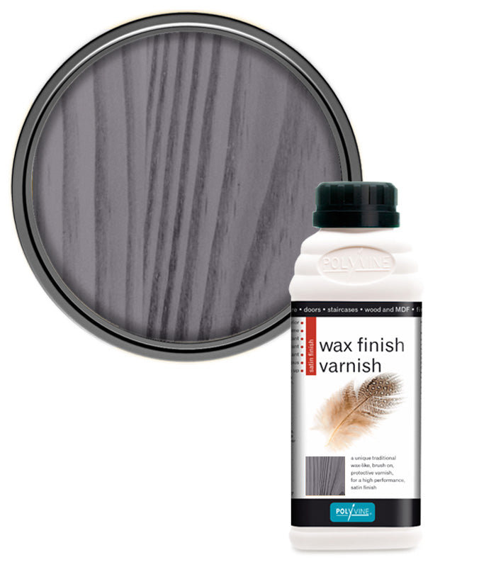 Polyvine - Wax Finish Varnish - Black - 1 LITRE