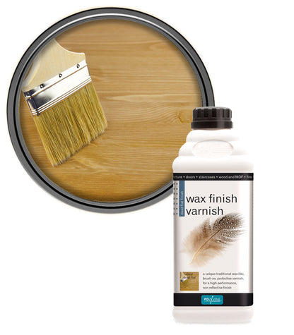 Polyvine - Wax Finish Varnish - Dead Flat - 1 LITRE