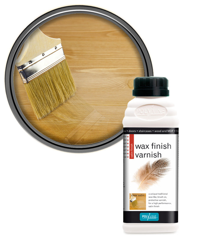 Polyvine - Wax Finish Varnish - Satin - 1 LITRE