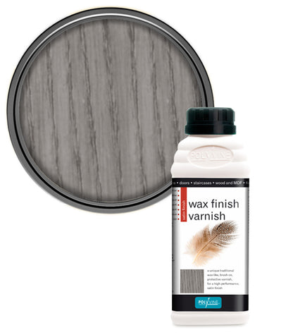 Polyvine - Wax Finish Varnish - Warm Grey - 1 LITRE