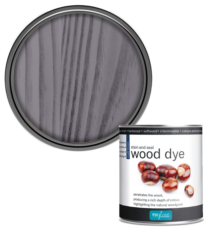 Polyvine - Wood Dye Colour - Black - 500ml